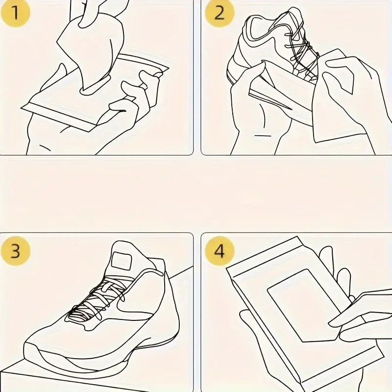 Sneaker & Shoe Cleaner Wipes  (80 pcs per pack)
