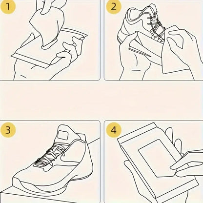 Sneaker & Shoe Cleaner Wipes  (80 pcs per pack)