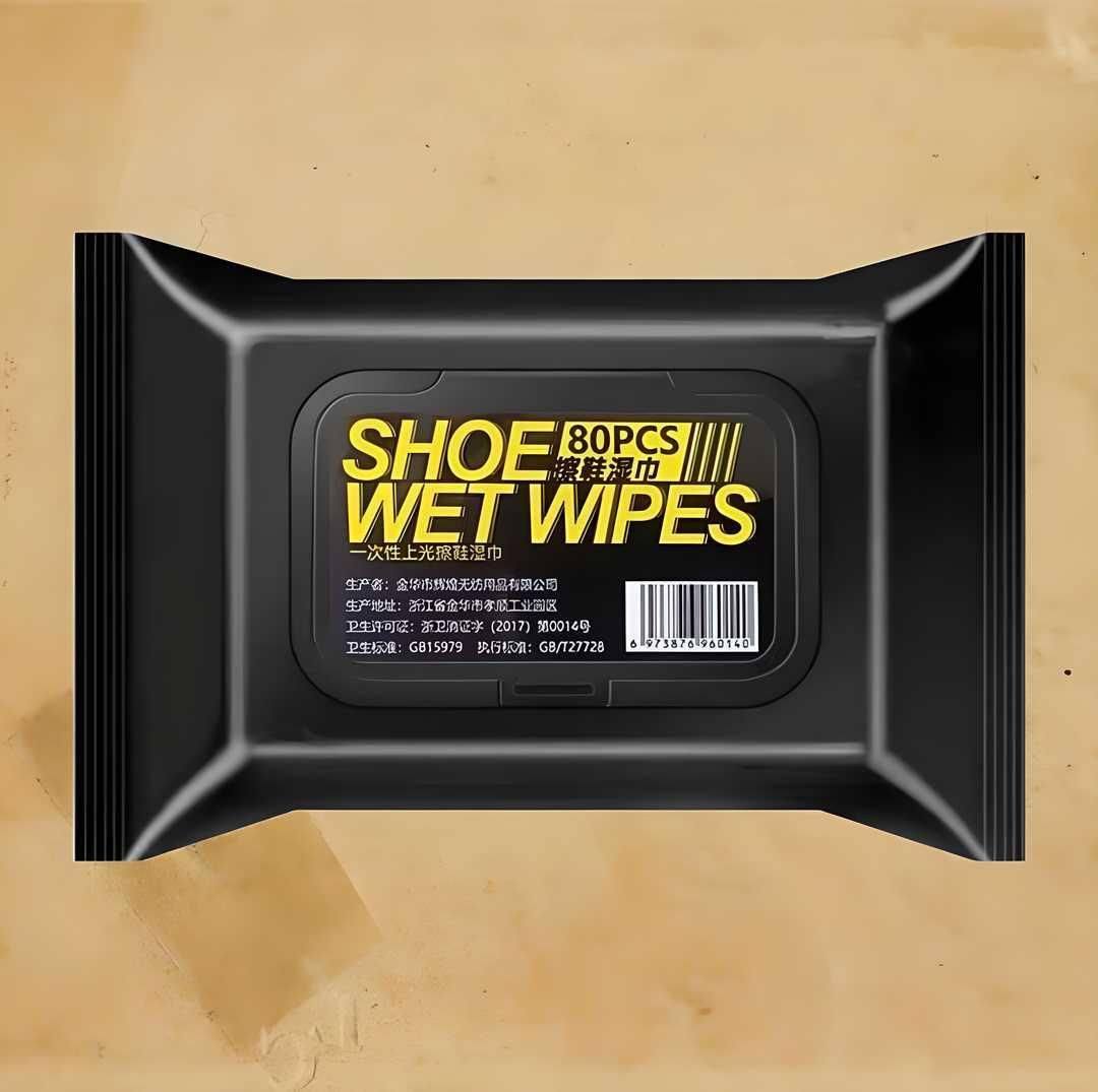 Sneaker & Shoe Cleaner Wipes  (80 pcs per pack)